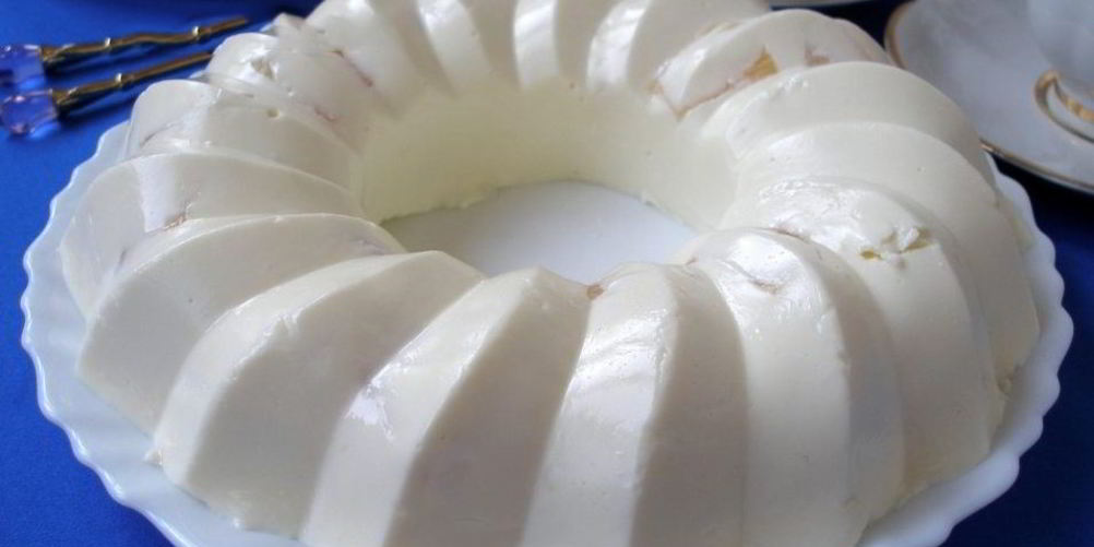 Рецепт бланманже творожного с фруктами