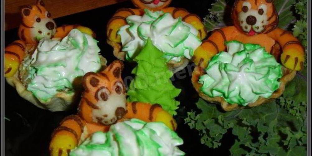 Рецепт десерта полосатики