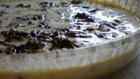 клафути с красным луком