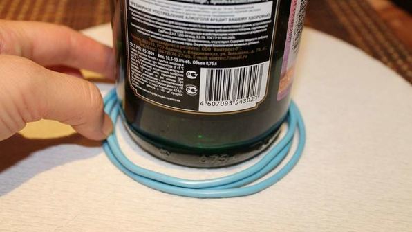 елка из шампанского и конфет