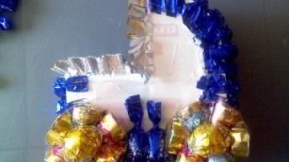 коляска из конфет