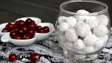 Конфеты клюква в сахаре