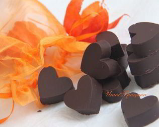 Конфеты с миндально-имбирной начинкой