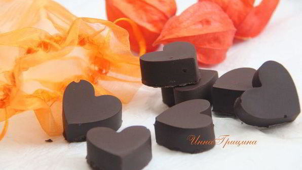 конфеты с миндально-имбирной начинкой