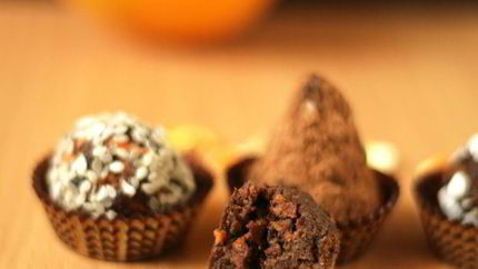 Конфеты с морковью и черносливом