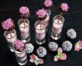 Конфеты с шоколадом и ликером