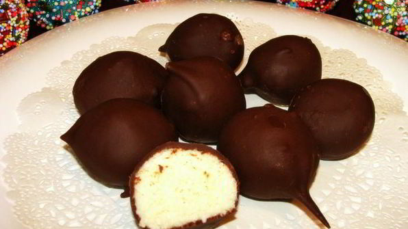 конфеты снежки в шоколаде
