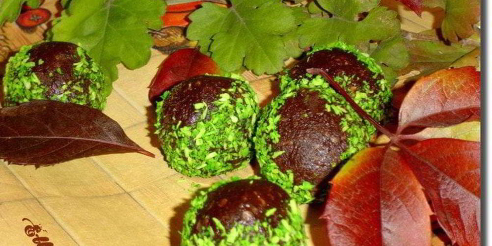 Рецепт шоколадных конфет каштаны за 20 минут