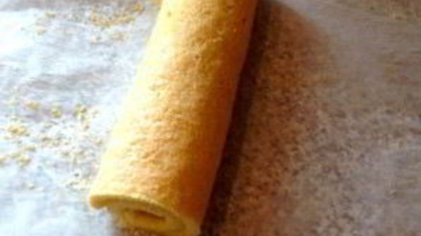 бисквитный рулет с масляным кремом