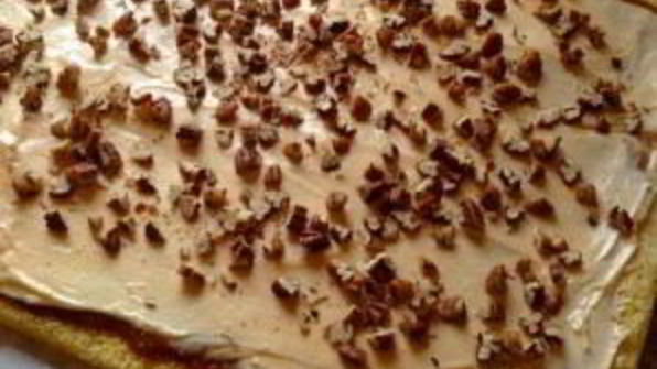 бисквитный рулет с масляным кремом