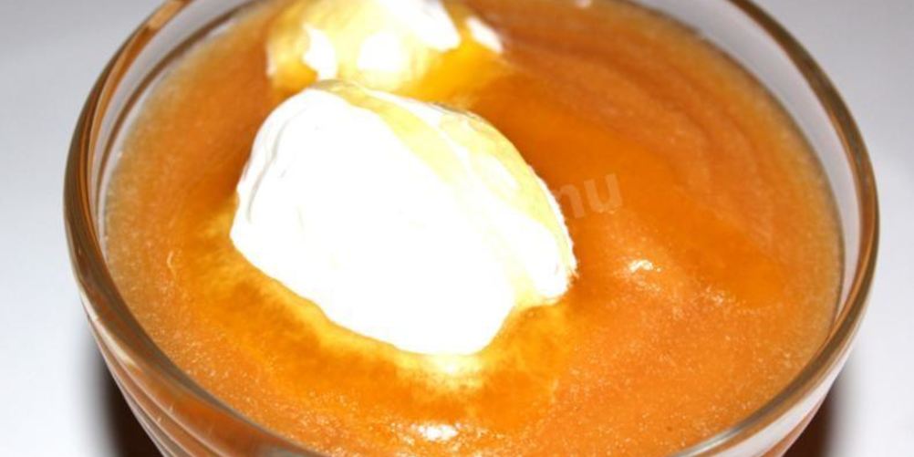 Рецепт десерта крем-пюре из тыквы с фруктами