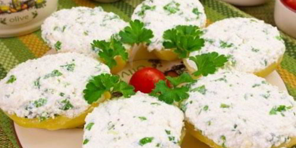 Рецепт картофеля с творожныма кремома