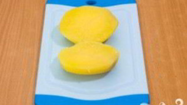 картофель с творожным кремом