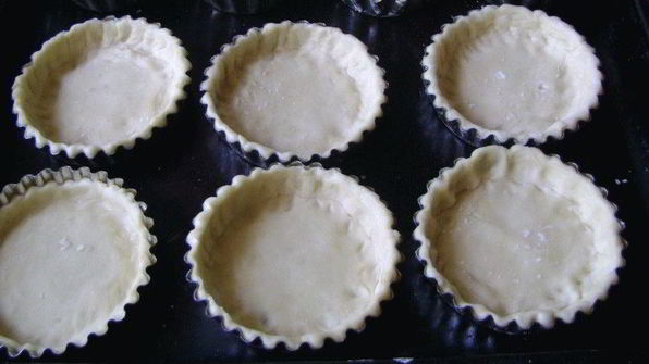 корзинки с кремом