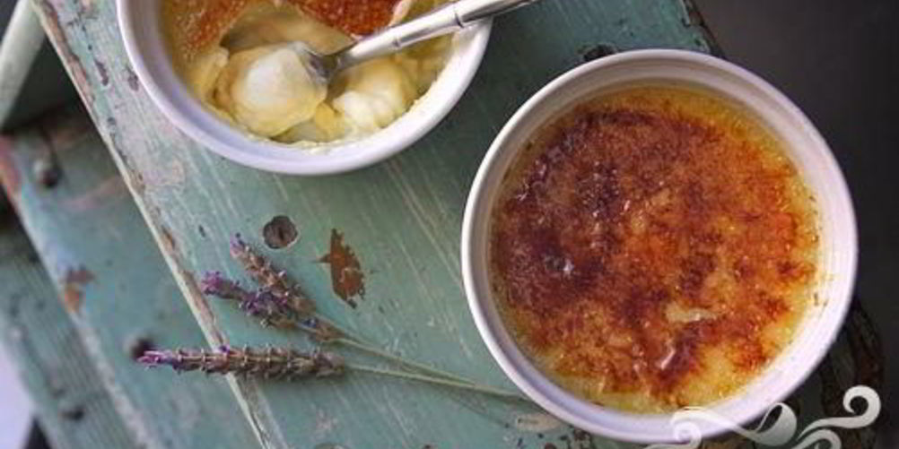 Рецепт крем-брюле с лавандой и медом