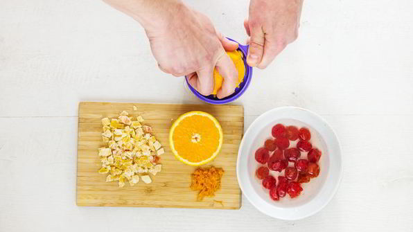 кростата с кремом из манной крупы