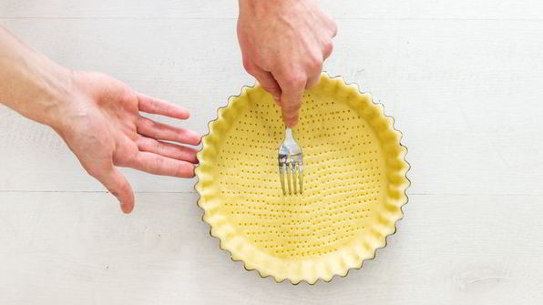 кростата с кремом из манной крупы