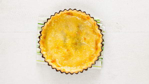 кростата с кремом из манной крупы