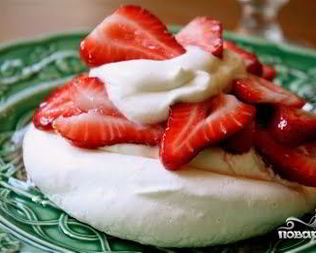 Меренги с кремом