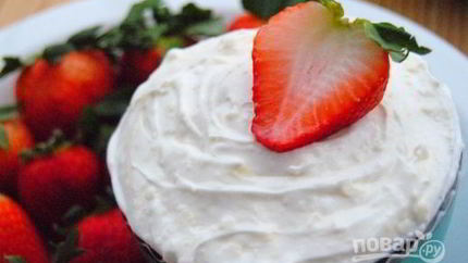 Низкокалорийный крем для торта