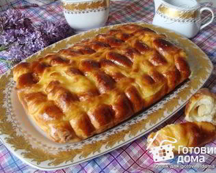 Сдобные булочки-сайки с заварным кремом