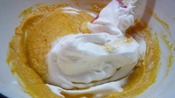 тыквенный рулет с карамельным кремом