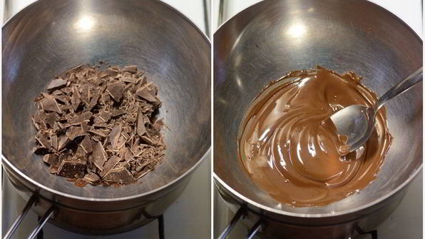 взбитый шоколадный крем-ганаш