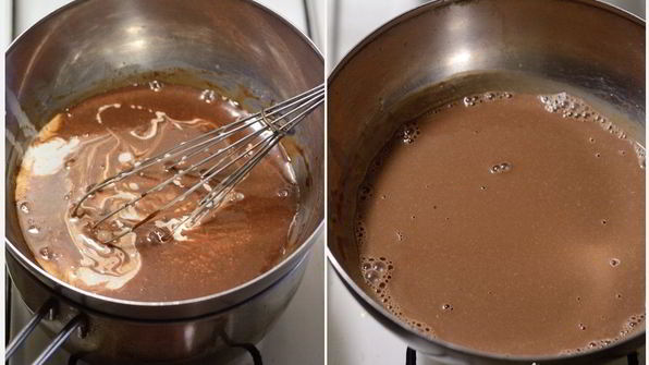 взбитый шоколадный крем-ганаш