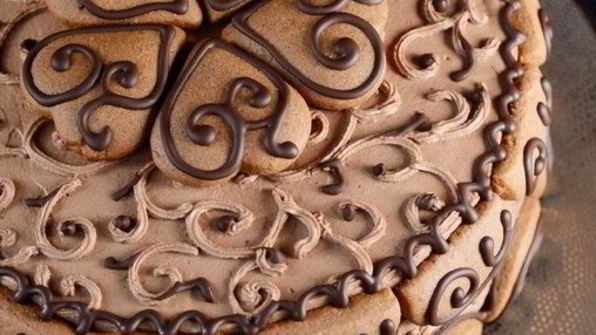 взбитый шоколадный крем-ганаш