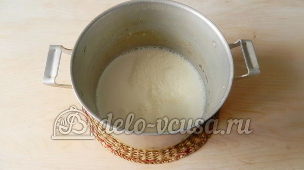 заварной крем без масла