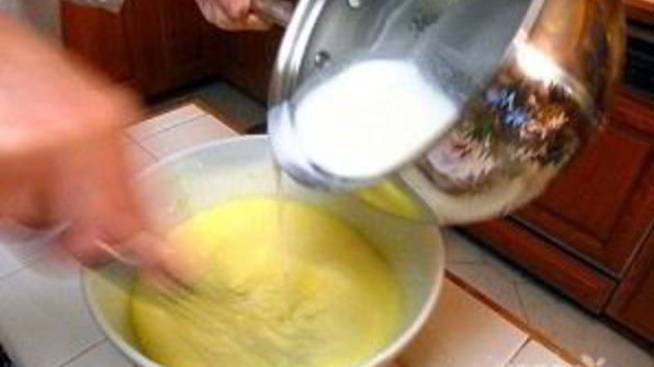 заварной крем со сливками