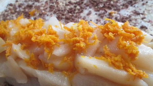 миндально-шоколадные груши в тесте фило