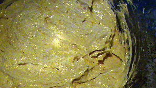 миндальный пудинг с карамельным соусом