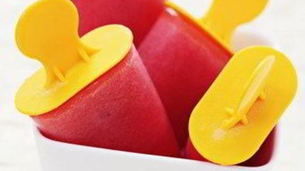 Арбузное мороженое с клубникой