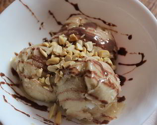 Банановое мороженое