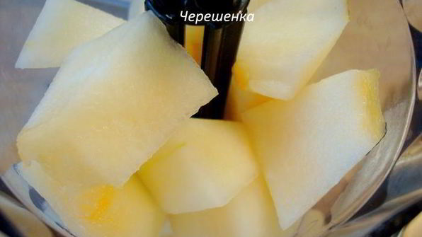 дынно-банановое мороженое