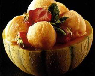 Дынное мороженое