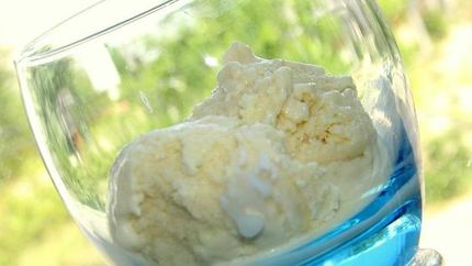 Грушевое мороженое с апельсиновым флером