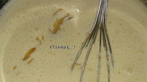 грушевое мороженое с апельсиновым флером