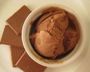 Хмельное шоколадное мороженое