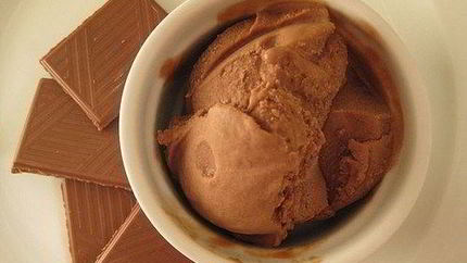 Хмельное шоколадное мороженое