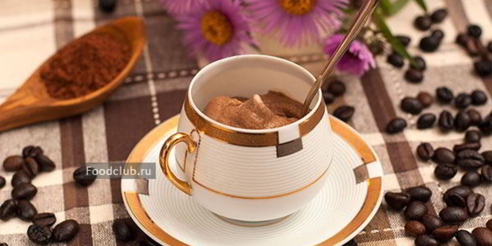 Рецепт кофейно-шоколадного диетическое мороженое