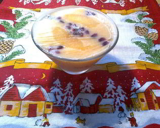 Мандариновое мороженое