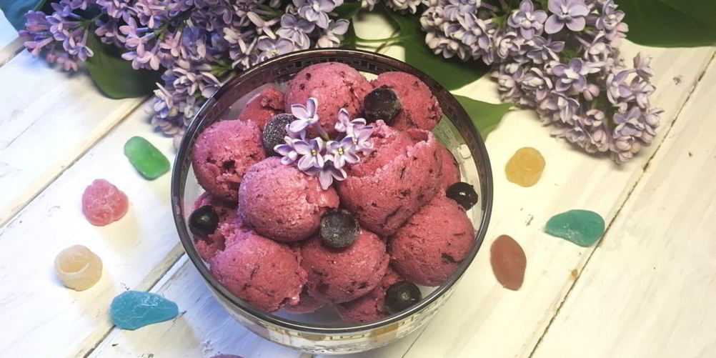 Рецепт мороженого из сирени