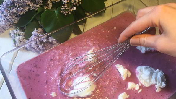 мороженое из сирени