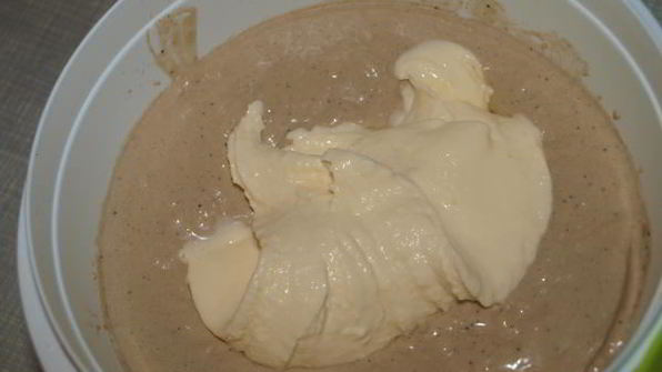 мороженое кофейно-лимонное