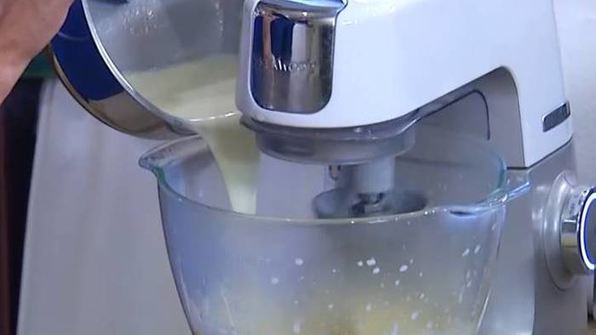 мороженое с белым шоколадом