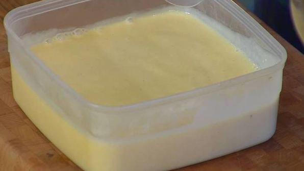 мороженое с белым шоколадом