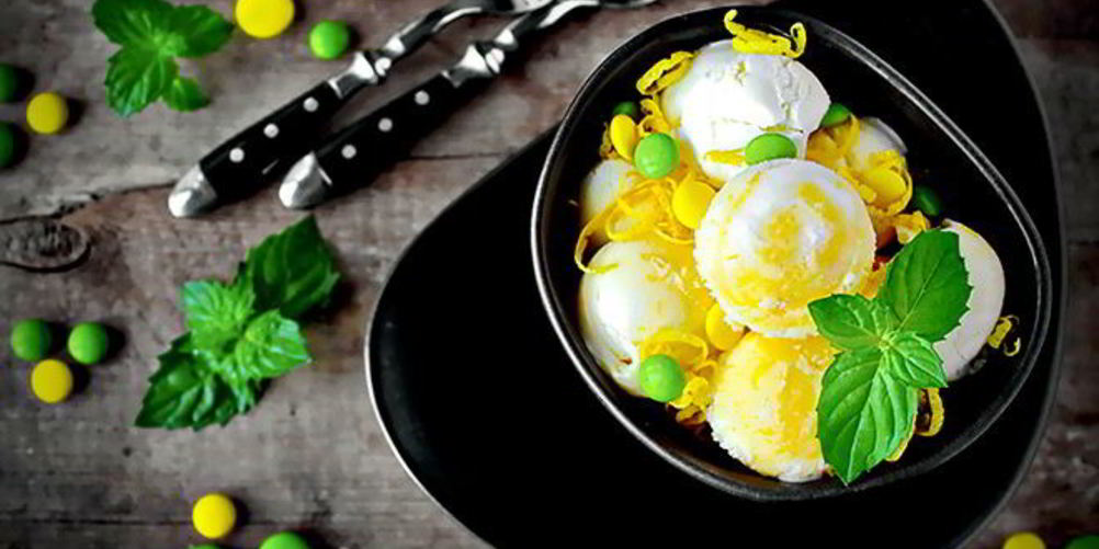 Рецепт мороженого с заварным лимонным кремом