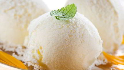 Нежное сливочно-ванильное мороженое